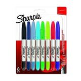 Sharpie Permanent Markör Kalem Twin Tip Karışık Renk 8 Li