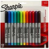 Sharpie Permanent Ultra Fine Karışık Renk 12'li Markör