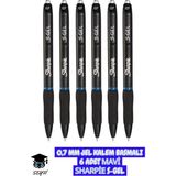 Sharpie S-Gel 0.7 mm Mürekkepli Basmalı Jel Kalem 3 Renk Mavi Siyah Kırmızı - Çok Renkli - standart