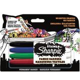 Sharpie S0962141 Stained 4lü Tekstil Kalemi