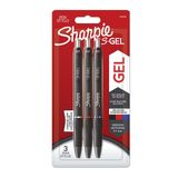 SHARPIE Sharpie S Gel Jel Mürekkepli Kalem, 0.7 Mm, Siyah, Mavi, Kırmızı - 3'Lü Bls