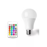 Shaver Led Ampul Lamba Işıklı Duy Avize Iç-Dış Mekan Çoklu 9 Renk Kumandalı Set Tak Çalıştır 24 Tuşlu 9W