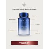 Shayen Paris Night Complex™ | Magnezyum Bisglisinat + L-Teanin + Vitamin B6 (P5P) + Valerian & Melisa Ekstreli Premium Takviye Edici Gıda | 30 Kapsül