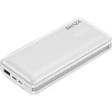 Shaza 20.000 mAh 4in1 Smart Chip Powerbank Beyaz