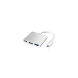 Shaza 3İn1 Type-C To Hdmı Hub Port Adaptör Pd Usb 3.0 4K Hdmı Çıkışlı Uyumlu