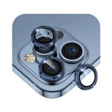 Shaza Apple iPhone 15/15 Plus Ile Uyumlu Darbeye Dayanıklı Mekanizmalı Safir Kamera Lens Koruyucu Mavi - iPhone 15 / 15 Plus