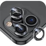 Shaza Iphone 15/15 Plus İle Uyumlu Darbeye Dayanıklı Mekanizmalı Safir Kamera Lens Koruyucu Siyah