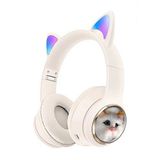 Shaza Kulak Üstü Bluetooth Kedili Çocuk Kulaklık Pembe