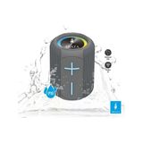 Shaza SS4506/GR Taşınabilir 8W Ses Çıkışı Rgb Bluetooth Hoparlör Gri
