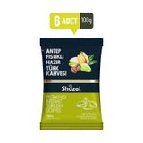 Shazel Antep Fıstıklı Aromalı Hazır Türk Kahvesi 6 x 100 G