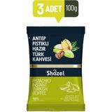 Shazel Antep Fıstıklı Hazır Türk Kahvesi 100 Gr. x 3 Adet - 300 gr