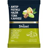 Shazel Antep Fıstıklı Hazır Türk Kahvesi 100gr | Doğal Antep Fıstık Aromalı | Özel Seri - 100 gr
