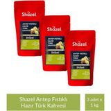 Shazel Antep Fıstıklı Türk Kahvesi 1 kg x 3 Adet