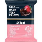 Shazel Çilekli Hazır Türk Kahvesi 100 G Türkiye Menşeli Lezzetli Aromalı Kahve - 100 gr