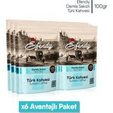 Shazel Efendy Geleneksel Damla Sakızlı Türk Kahvesi | Doypack | 100 gr | 6 Adet