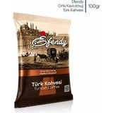 Shazel Efendy Türk Kahvesi Orta Kavrulmuş 100GR | Geleneksel Orta Kavrum - 100 gr
