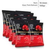 Shazel Hazır Türk Kahvesi | Narlı | 100 gr | 10 Paket