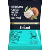 Shazel Hindistan Cevizli Hazır Türk Kahvesi 100G x 4 Adet (Aromalı) - 100 gr