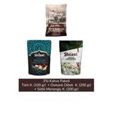 Shazel Kahve Seti ( Orta Kavrulmuş 100Gr-Osmanlı Dibek 200Gr-Sütlü Menengiç 200 Gr)