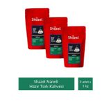 Shazel Nane Aromalı Hazır Türk Kahvesi 1 kg x 3 Adet