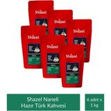 Shazel Nane Aromalı Hazır Türk Kahvesi 1 kg x 6 Adet