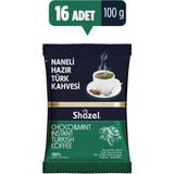 Shazel Naneli Hazır Türk Kahvesi 100 gr x 16 Adet