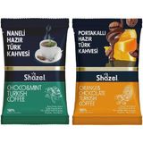 Shazel Naneli ve Portakallı Hazır Türk Kahvesi 100 gr x 2 Adet