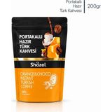 Shazel Portakallı Hazır Türk Kahvesi 200 gr | Doğal Portakal Aromalı | Özel Seri