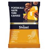Shazel Portakallı Türk Kahvesi 100G - Aromalı Lezzet 8'Li Avantaj Paketi