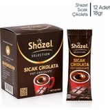 Shazel Sıcak Çikolata 18 gr x 12 Adet - Öğütülmüş