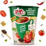 Shazel Snapeats Bardakta Acılı Domatesli Noodle Çorbası 60G - 1 Adet