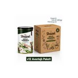 Shazel Sütlü Menengiç Kahvesi 250 Gr Teneke X 12 Adet