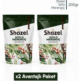 Shazel Sütlü Menengiç Kahvesi 2’li Paket Toplam 400 Gr. - Çekirdek (Öğütülmemiş)