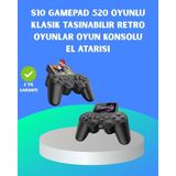 SHC4200 2.4 Inç Renkli Ekranlı 500-IN-1 Taşınabilir Oyun Konsolu, Kablolu Tv Bağlantısı Uzun Pi
