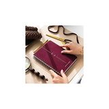 SHC4200 2026 A5 Spiralli Keten Haftalık Ajanda 12 Aylık - Bordo - Ölçü - Tipi