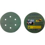 SHC4200 52045 Kırılmaz Yeşil Cırt Zımpara 150X60 Kum 6 Delikli