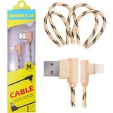 SHC4200 Ally Iphone Lightning Eğik Başlı Halat USB Kablo 1METRE-(5775) - Seçenek