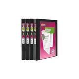 SHC4200 Avery Durable Şeffaf Dosya, 4'lü Paket, 0,5 Inç, Siyah - Ölçü - Tipi