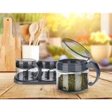 SHC4200 Baharat Seti 3 Adet Kaşıklı Standlı Cam Baharatlık - Seçenek