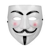 SHC4200 Beyaz Pembe Yanaklı V For Vendetta Maskesi - Seçenek