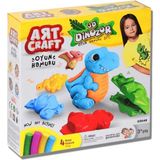 SHC4200 Bfs Dede 3D Dinozor Oyun Hamuru Seti - 02-Sarı