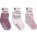 SHC4200 Bfs Katamino Mirselin Abs'li Havlu Kız Bebek Soket Çorap K45892 Asorti