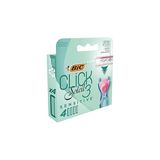 SHC4200 Bic Soleil Click Sensitive 4'lü Yedek Kadın Tıraş Bıçağı (3 Bıçak), Oynar Başlıklı, Aloe Vera - Hediye Seçeneği - Paket Seçenekleri