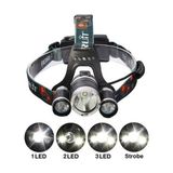 SHC4200 Boruit T6 Kafa Feneri 5000 Lumens 3xcree Xm-T6+2r5 Lamba LED Kamp Lambası - Seçenek