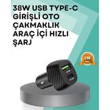 SHC4200 Çift Cihaz Destekli 38W Güçlü Çakmaklık Araç Şarj - Seçenek