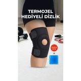 SHC4200 Destekli Diz Korsesi Çapraz Bağlı Menisküs Ağrısı Spor Dizlik Termojel Hediyeli - Seçenek