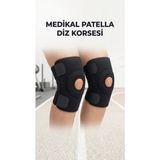SHC4200 Destekli Diz Korsesi Patella Menisküs Ağrısı Için Spor Dizlik Ikili Yan Çapraz - Seçenek