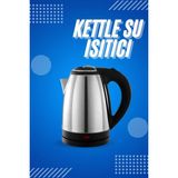 SHC4200 Elektrikli Paslanmaz Çelik Su Isıtcı Çelik Kettle 1.8 Lt. Uzun Ömürlü - Seçenek