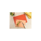 SHC4200 English Cut Me Plastik 2'li Kesme Tahtası 27-34 cm Kırmızı