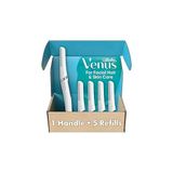 SHC4200 Gillette Venus Dermaplaning Alet Seti, 5 Yedekleri, Kadınlar Için Peeling Yüz Jiletleri, Kaş - Hediye Seçeneği - Paket Seçenekleri